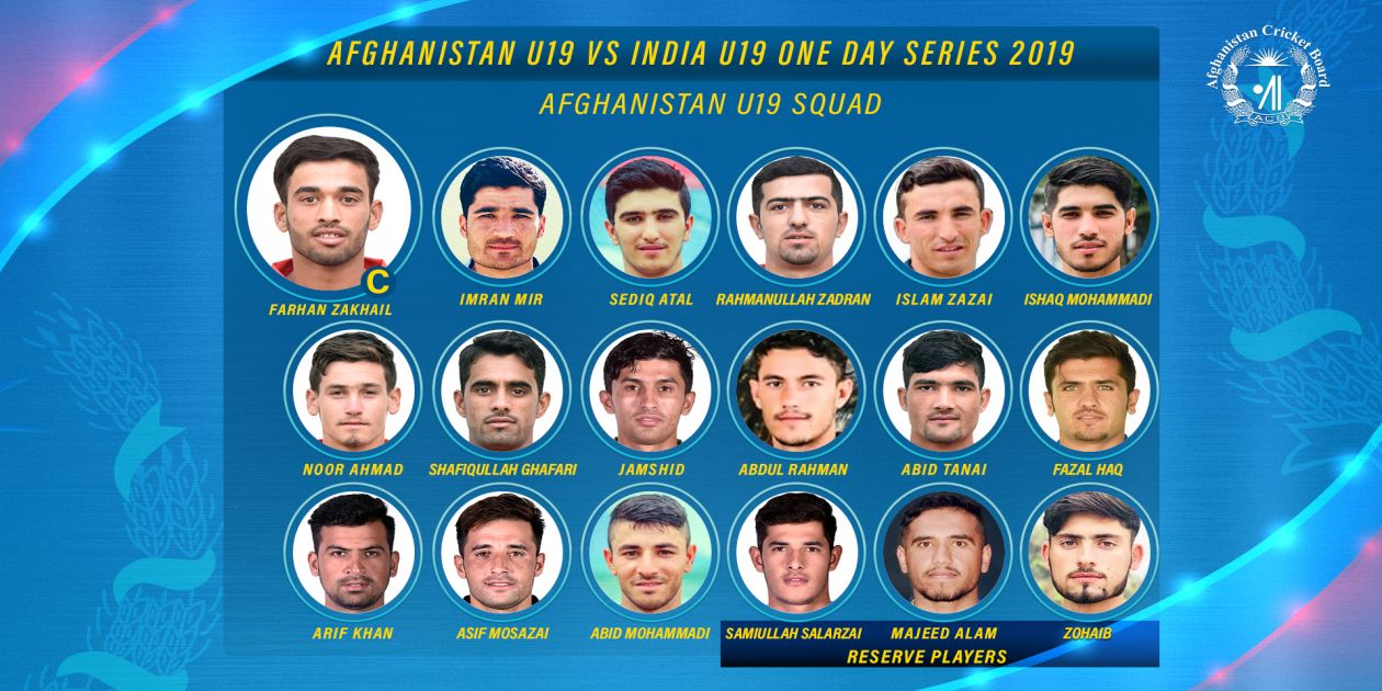 Afghanistan U19 Squad Announced For Five Match Series Against India 6225