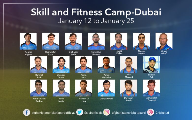 Afghanistan national cricketers to camp up in UAE Afghanistan national cricketers to camp up in UAE