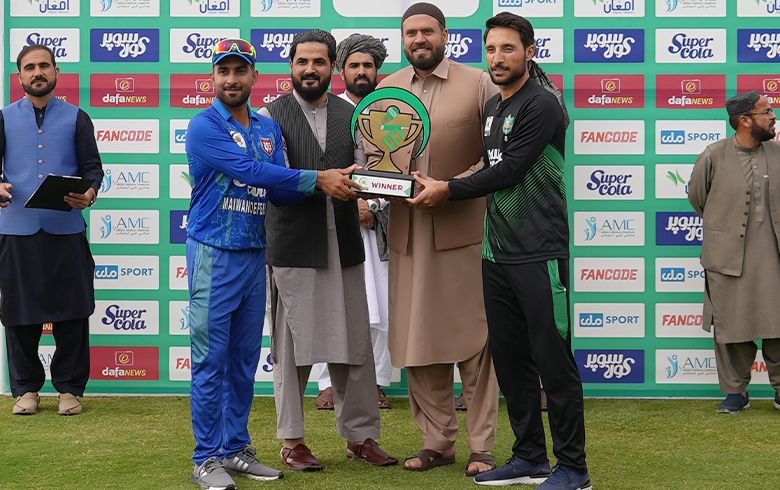 Maiwand Defenders and Pamir Legends Share Green Afghanistan One-Day Cup Trophy Maiwand Defenders and Pamir Legends Share Green Afghanistan One-Day Cup Trophy