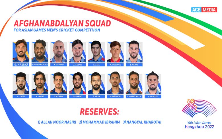 ACB Name Squad for Asian Games Men’s Cricket Competition