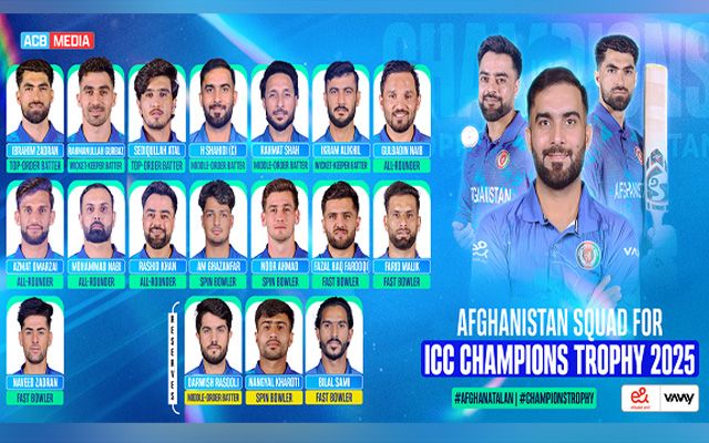 فهرست ملی پوشان کرکت برای جام مسابقات چمپینز ترافی مشخص شد